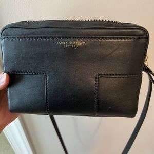 Tory Burch Block T Double Zip Crossbody